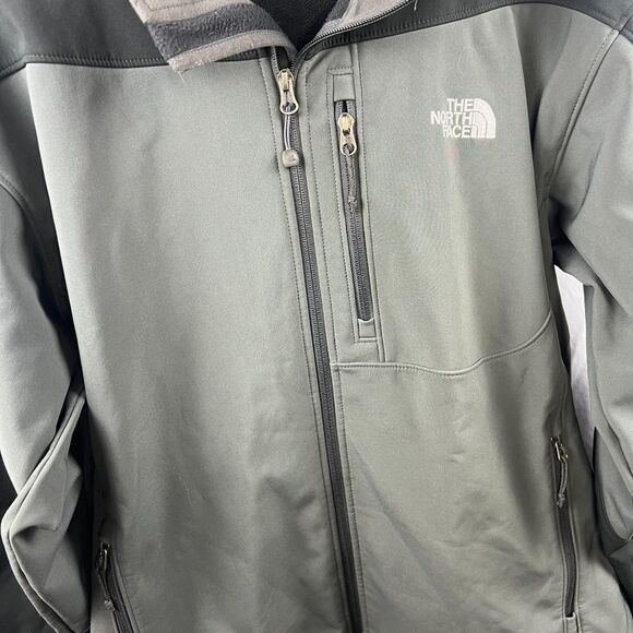 The North Face Men Apex Bionic Gray & Black Colorway Full Zip Jacket Size XL - Picture 5 of 6